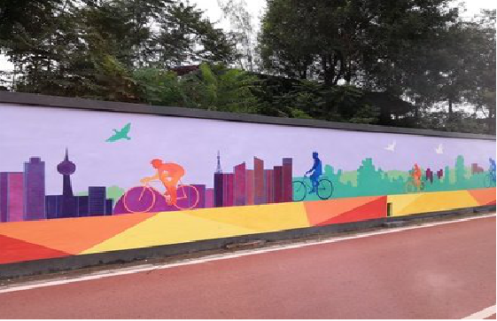 十堰墙体彩绘-围墙