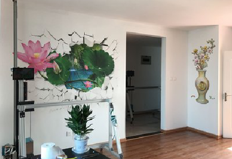 十堰墙体彩绘相比墙纸的优势。