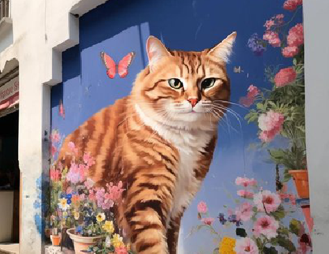 十堰自己绘制有个性的手绘墙