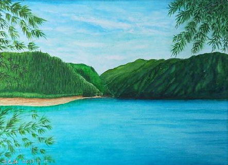 十堰在墙绘中，如何绘画绿水青山？